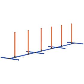 Dog Agility Training Equipment Adjustable Poles for Dog Agility Course with Carry Bag Dog Agility Training Equipment Adjustable Poles for Dog Agility Course with Carry Bag